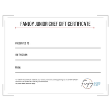 Load image into Gallery viewer, Fanjoy Junior Chef 1:1 Cooking Class Gift Certificate
