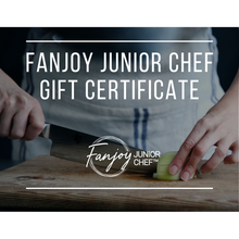 Load image into Gallery viewer, Fanjoy Junior Chef 1:1 Cooking Class Gift Certificate
